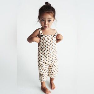 Zara Baby Adorable Floral Print Overalls for Kids